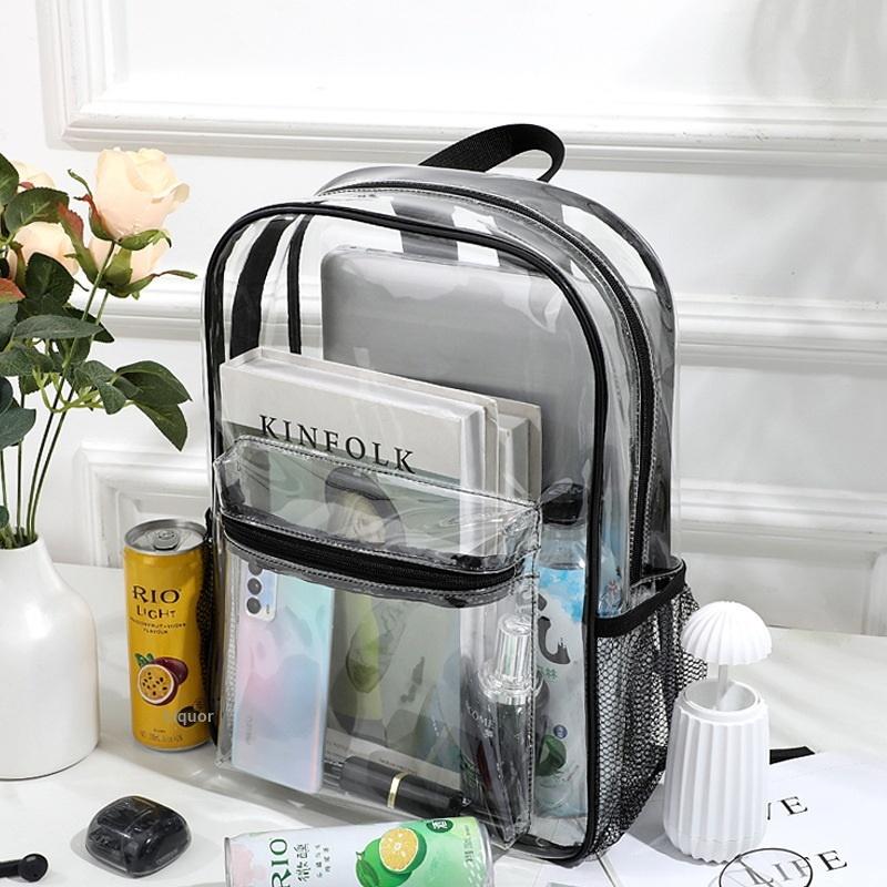 Women Bags Waterproof - Mochila transparente de PVC para deportes