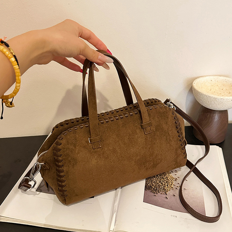 Women'S Work Bags Tote - Bolso bandolera Boston de gamuza sintética