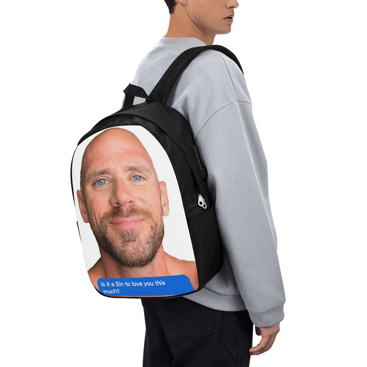 Women Bags Laptop - Mochila Johnny Sins Flirty Text Bubble,
