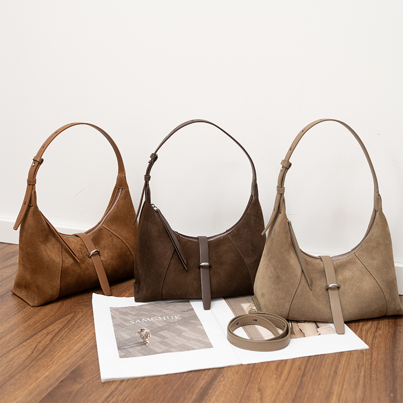 Women'S Work Bags Designer - Bolso de ante para mujer, estilo