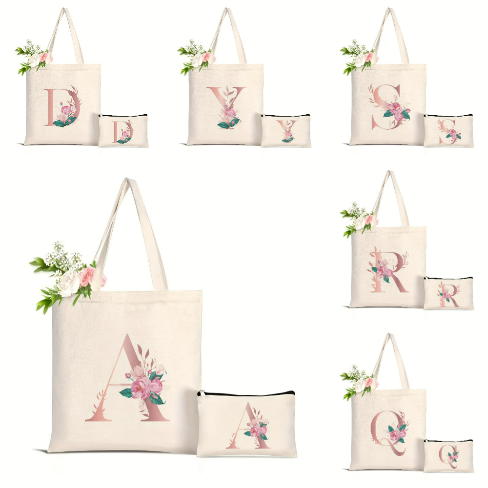 Women'S Yoga Bags - Bolsa de compras con estampado floral