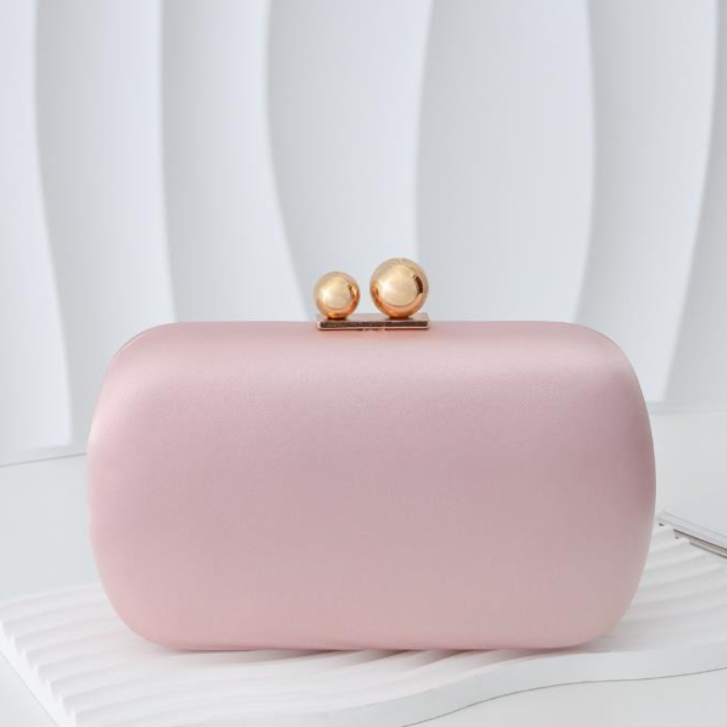 Women Bags Gold - Elegantes Bolsos de Noche de Satén