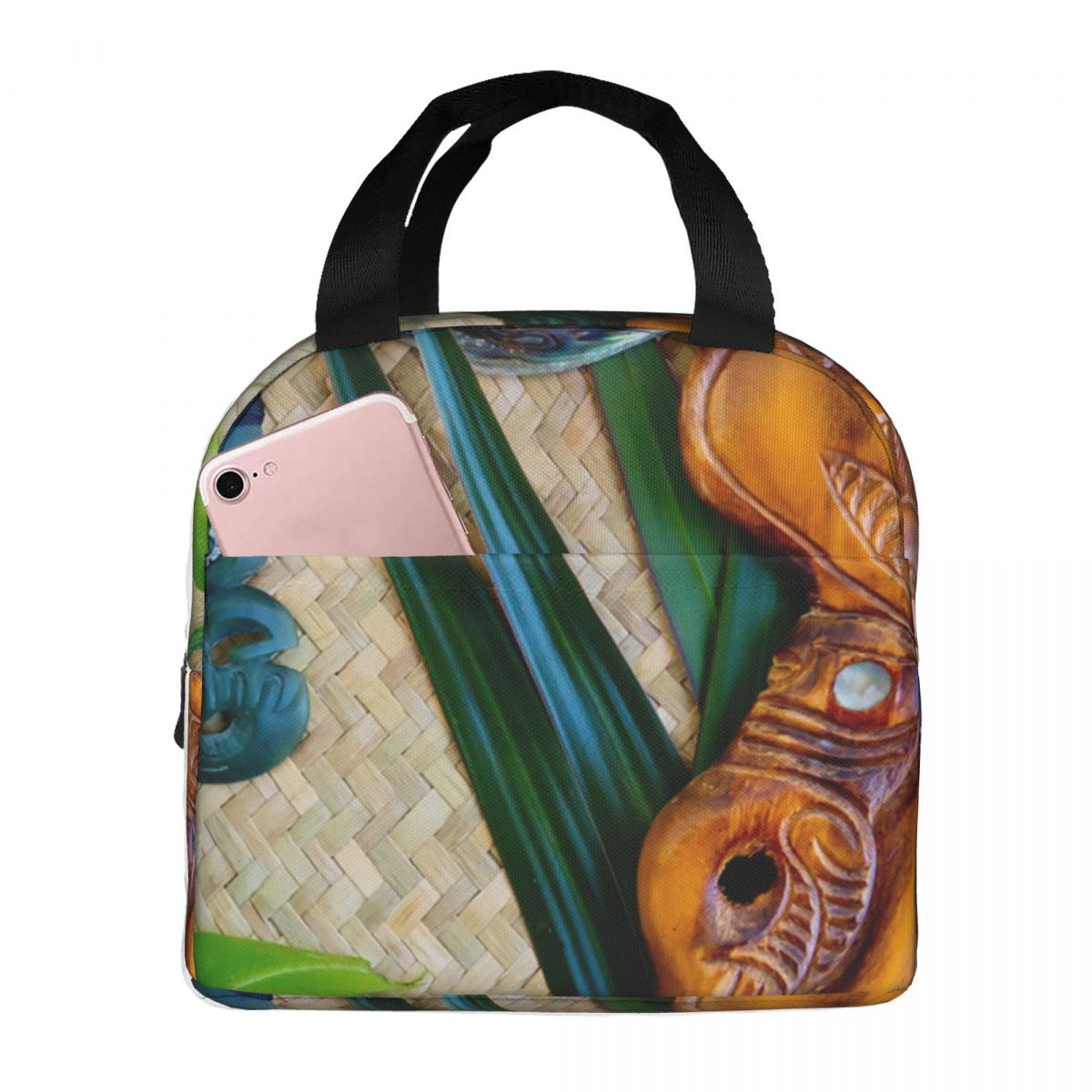 Women Bags Nz - Bolsa térmica aislante con motivos maoríes
