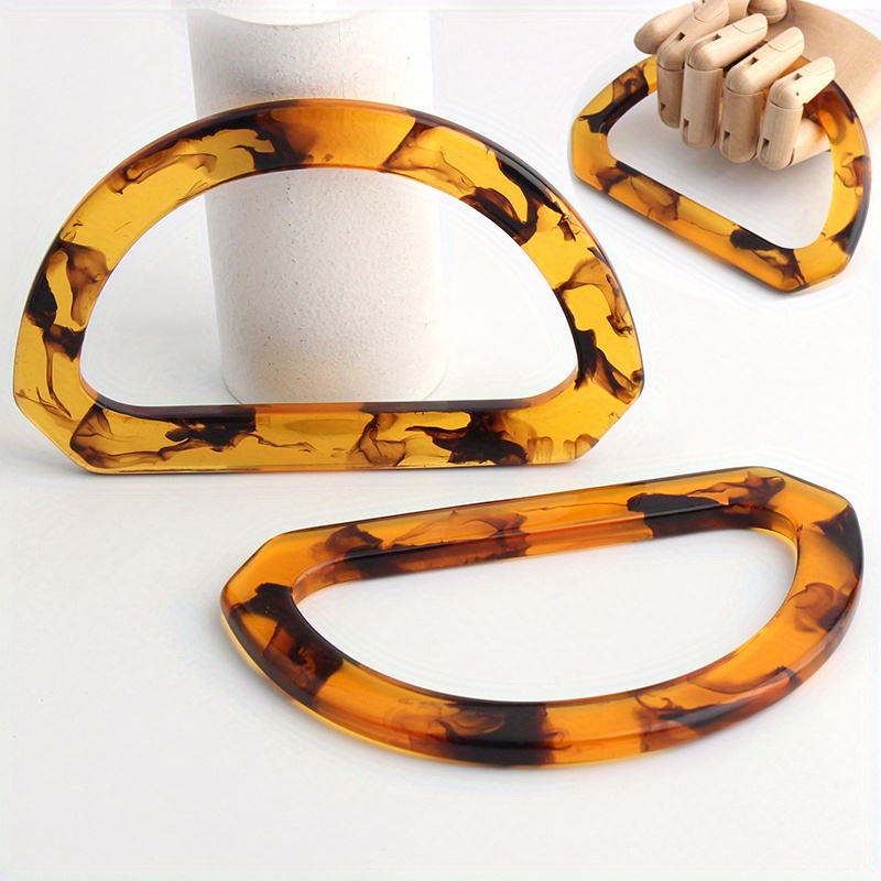Tortoiseshell Bag Acrylic - Mango de concha de tortuga acrílica