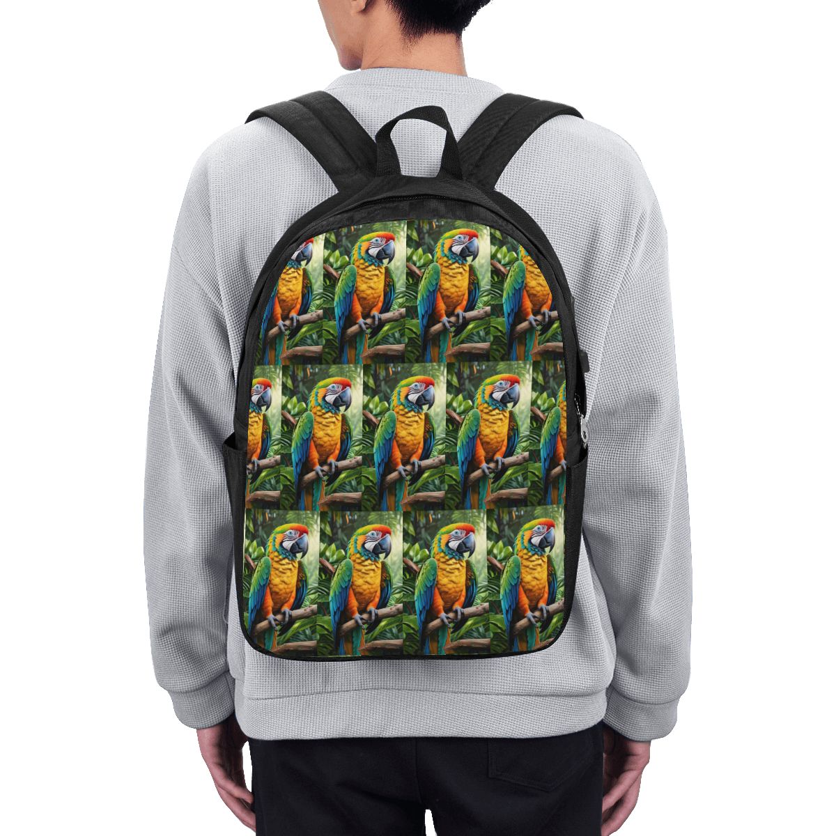 Women Bags Laptop - Mochila con diseño de loros macaw,