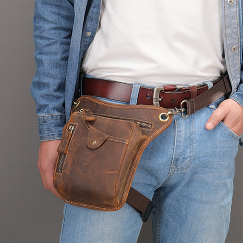 Women'S Retro Bags - Riñonera de cuero Pu Vintage para