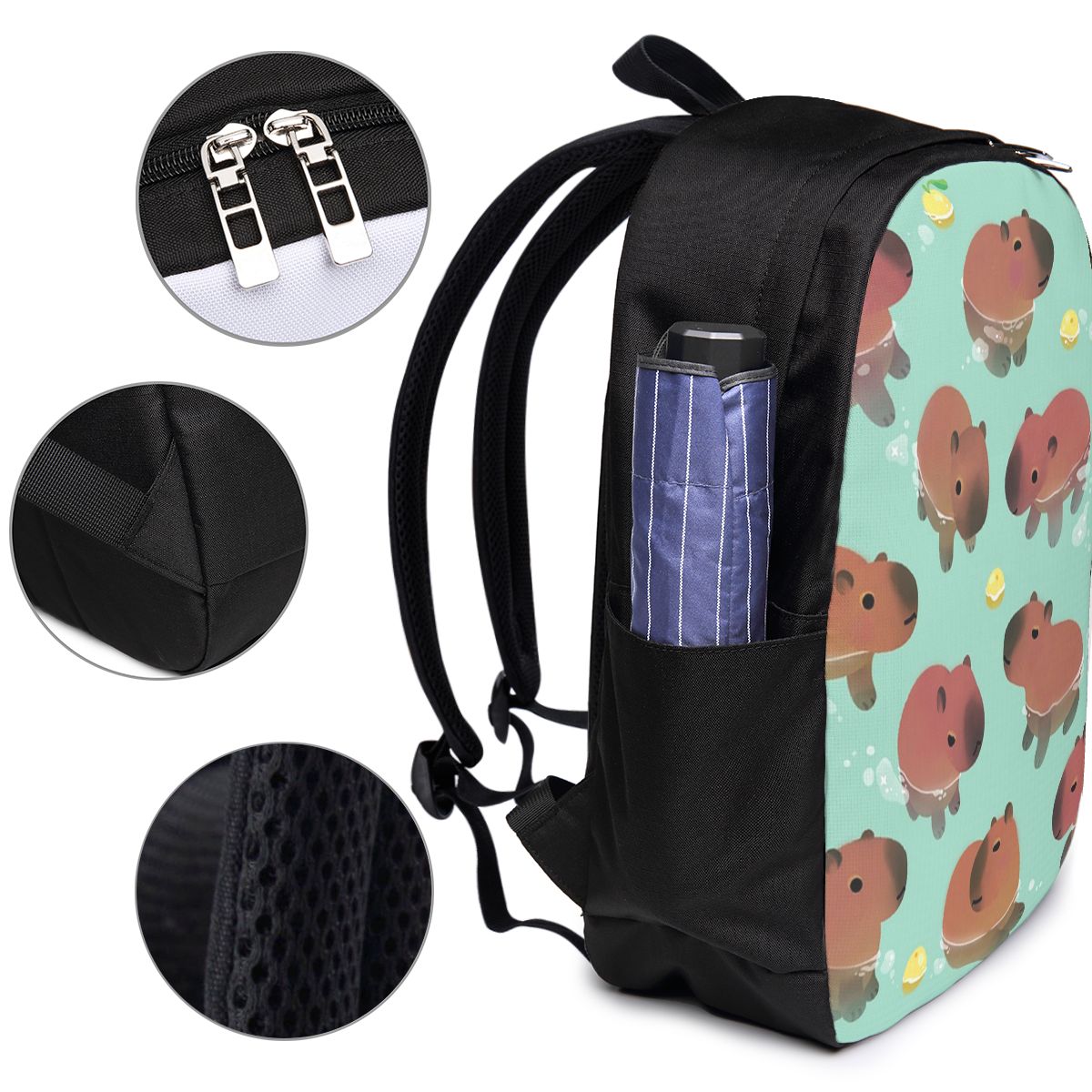 Mochila con estampado de anima - Women Bags Laptop reseña y precio