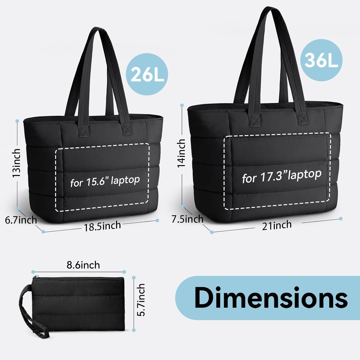 Bolso Tote Acolchado para Muje - Women'S Work Bags Tote reseña y precio
