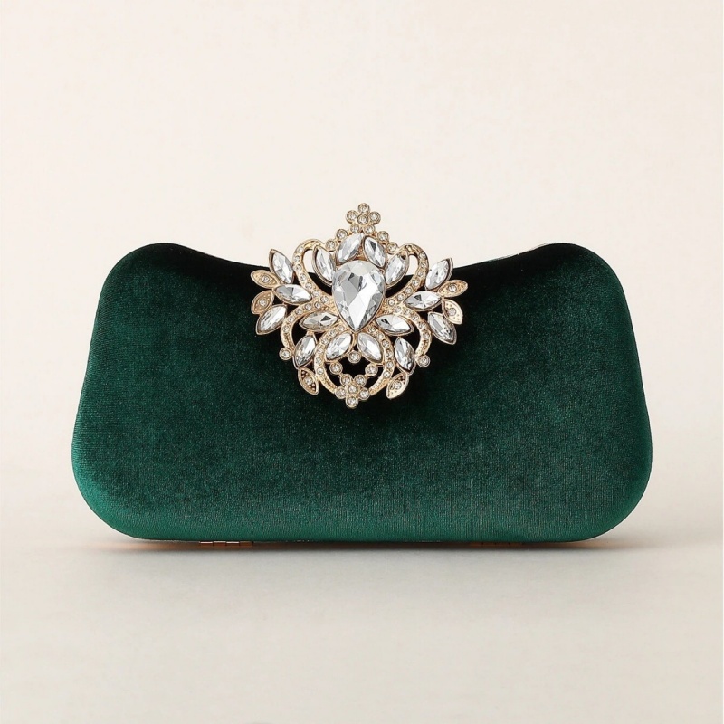 Bolso de mano de terciopelo ve - Women Bags Gold reseña y precio