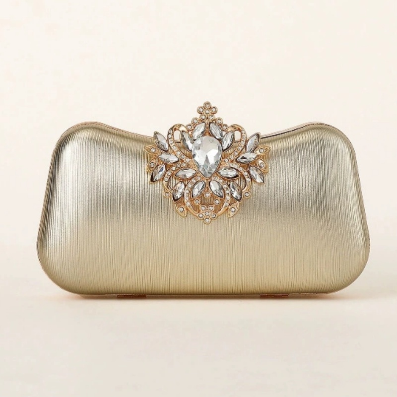 Bolso de mano de terciopelo ve - Women Bags Gold reseña y precio