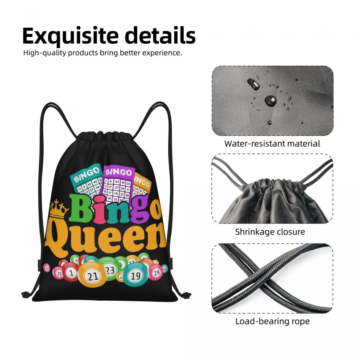 Bolsa con cordón personalizada - Women'S Yoga Bags reseña y precio