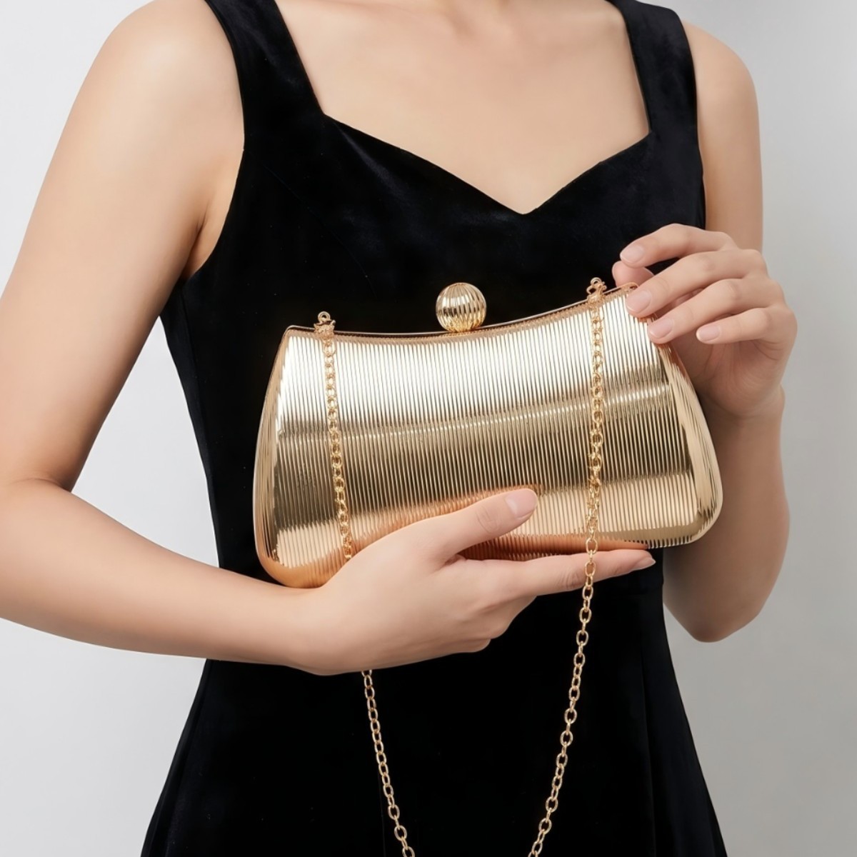 Bolso de Mano Elegante para Mu - Women Bags Gold reseña y precio