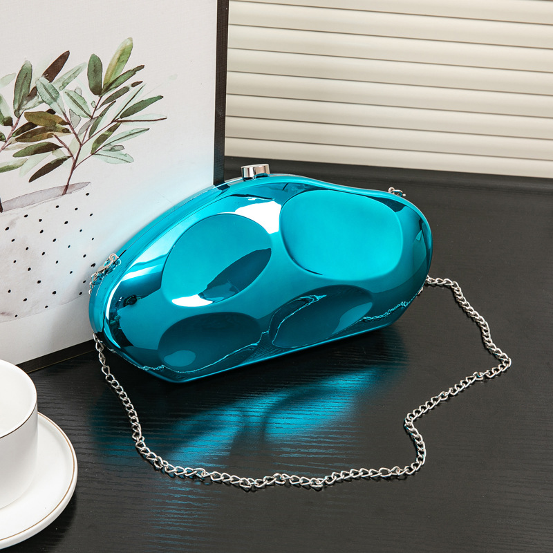 Bolso de mano de concha acríli - Women Bags Gold reseña y precio