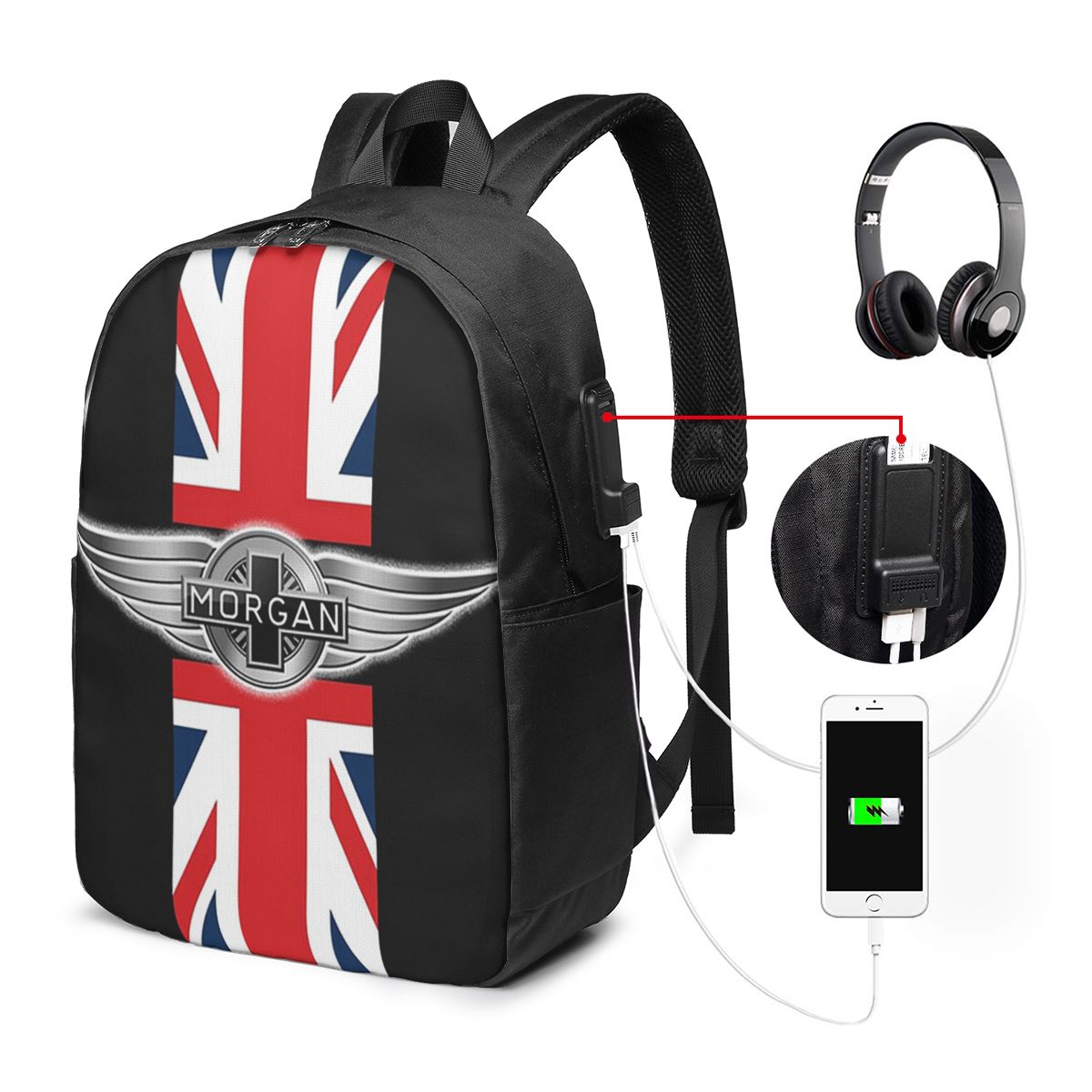 Mochila Morgan Motor Car Compa - Women Bags Laptop reseña y precio