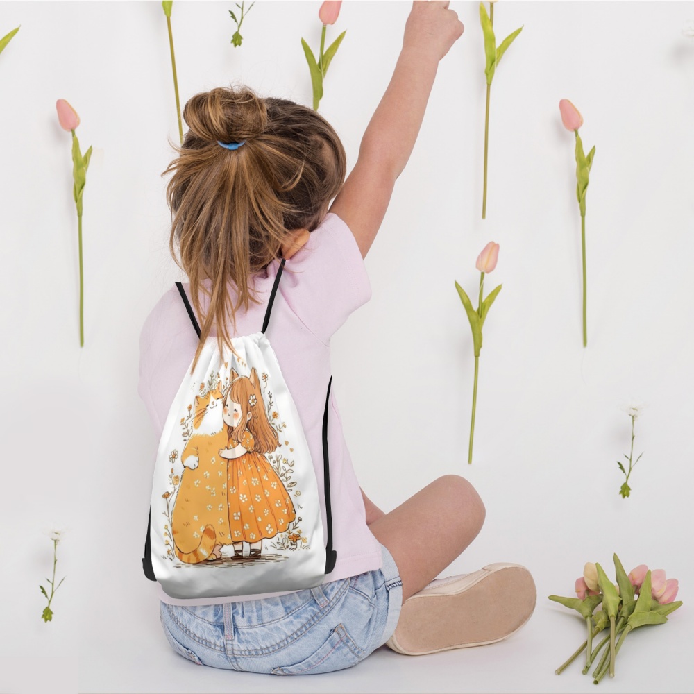 Mochila con Cordón y Estampado - Women'S Yoga Bags reseña y precio