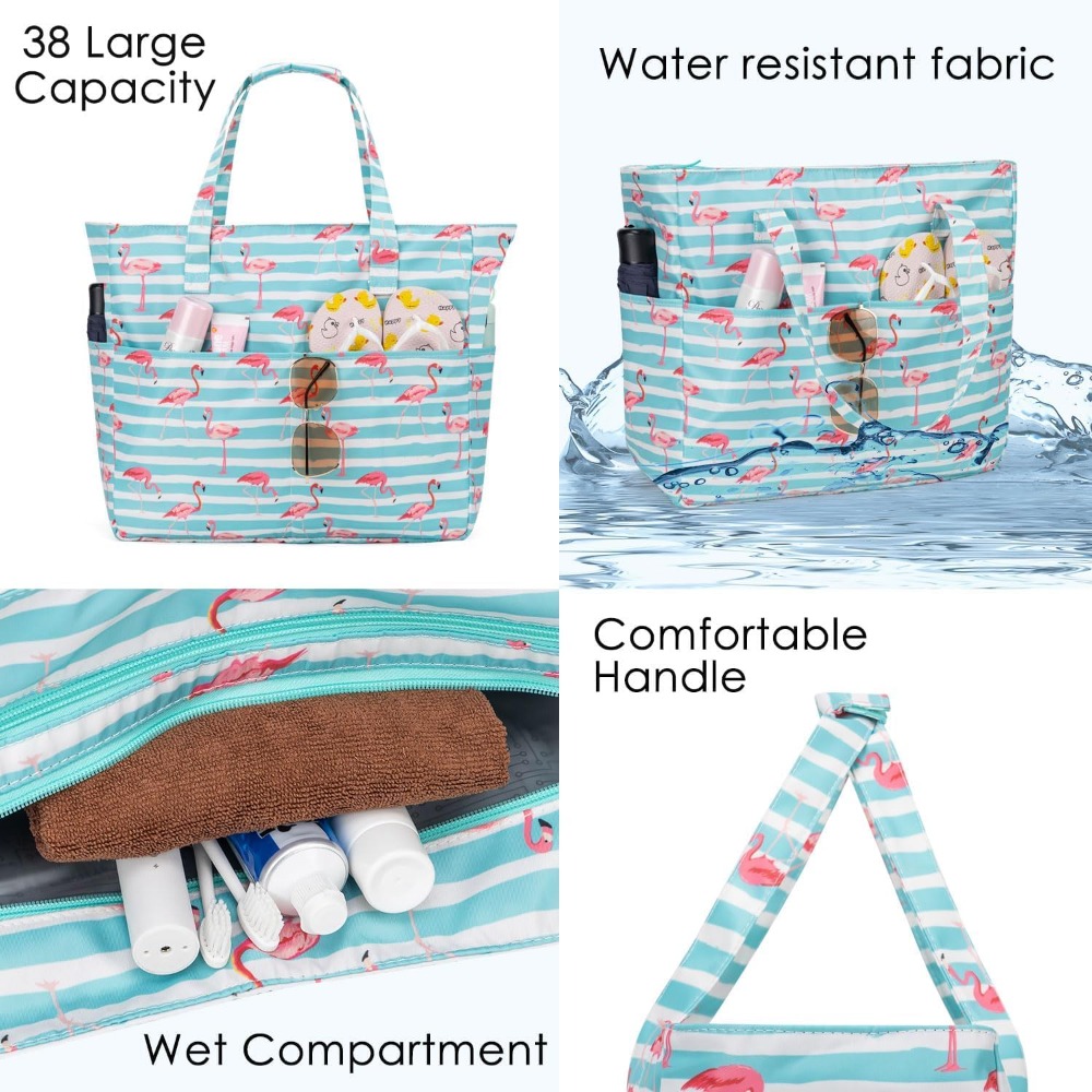 Bolsas de playa para mujer, im - Women Bags Waterproof reseña y precio