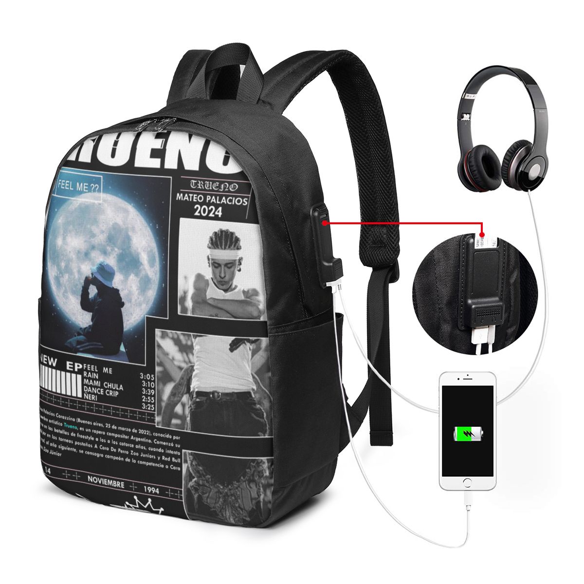 Mochila divertida de Trueno Hi - Women Bags Laptop reseña y precio