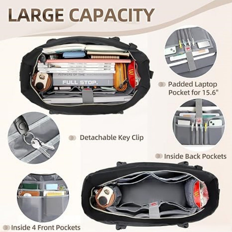 Bolso de Trabajo de Gran Capac - Women'S Work Bags Tote reseña y precio
