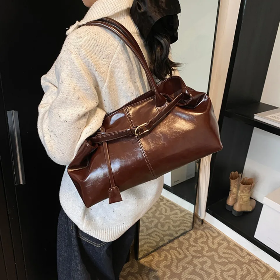 Bolso Hobo de cuero PU con ace - Women'S Work Bags Tote reseña y precio