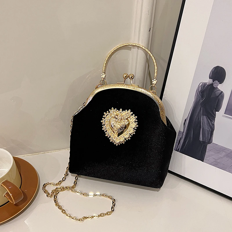 Cadenas, marco de terciopelo,  - Women Hand Bags Sale reseña y precio