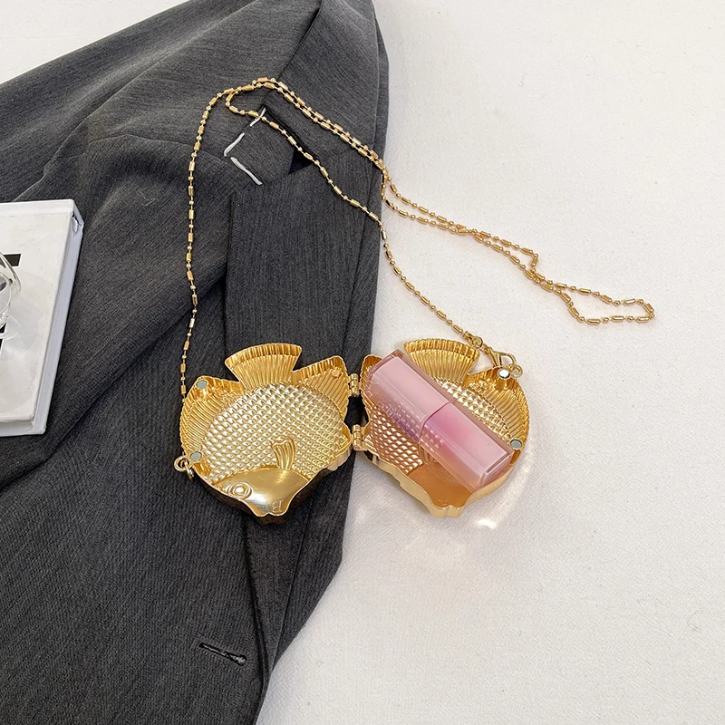 Mini bolso de hombro tipo band - Women Bags Gold reseña y precio
