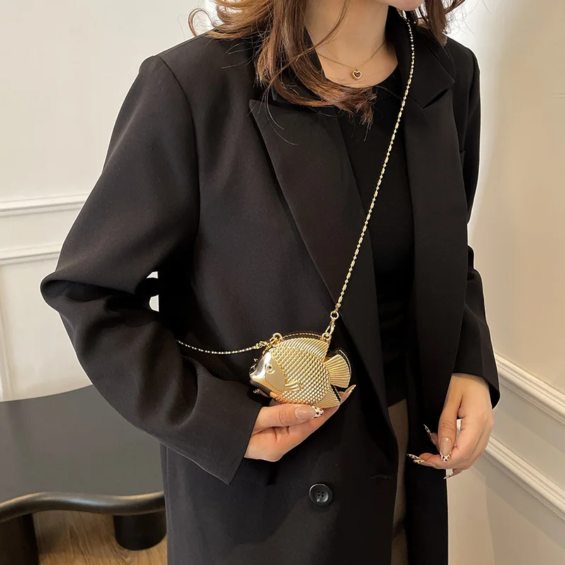 Mini bolso de hombro tipo band - Women Bags Gold reseña y precio