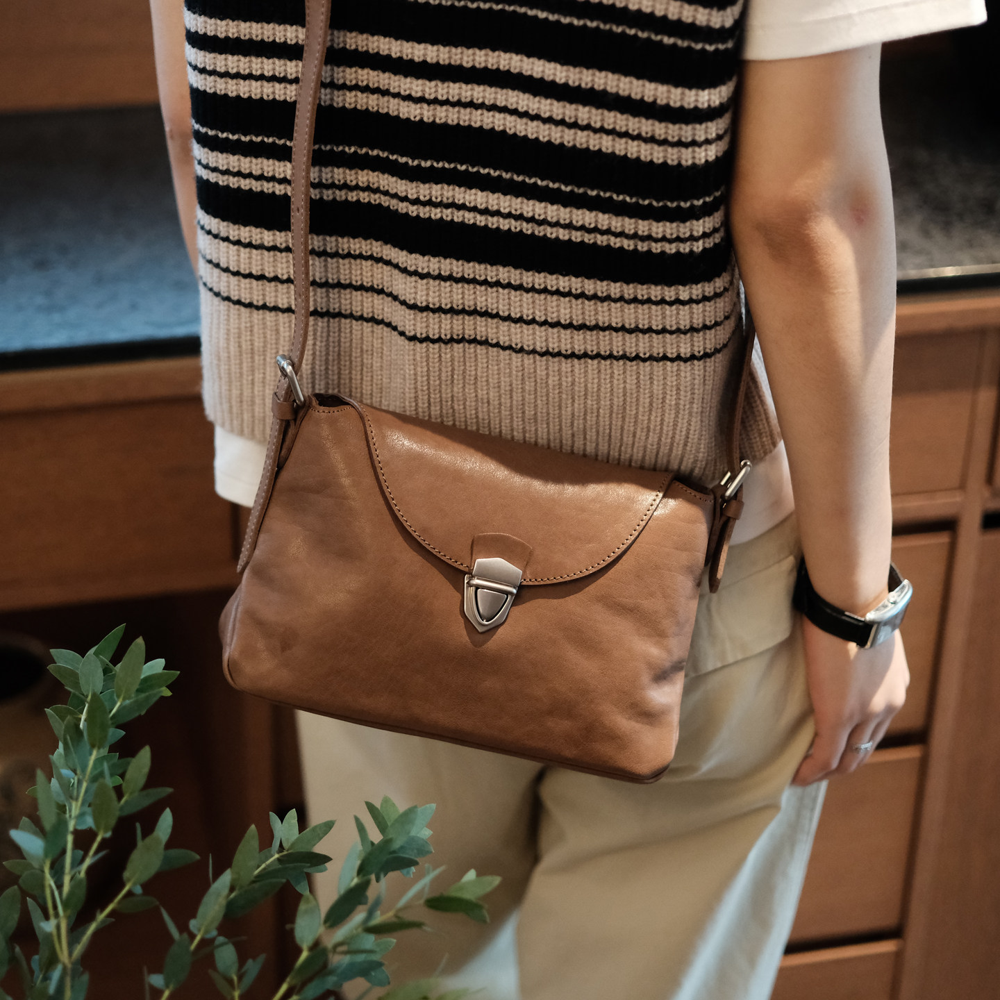 bolso bandolera de cuero genui - Women'S Work Bags Designer reseña y precio
