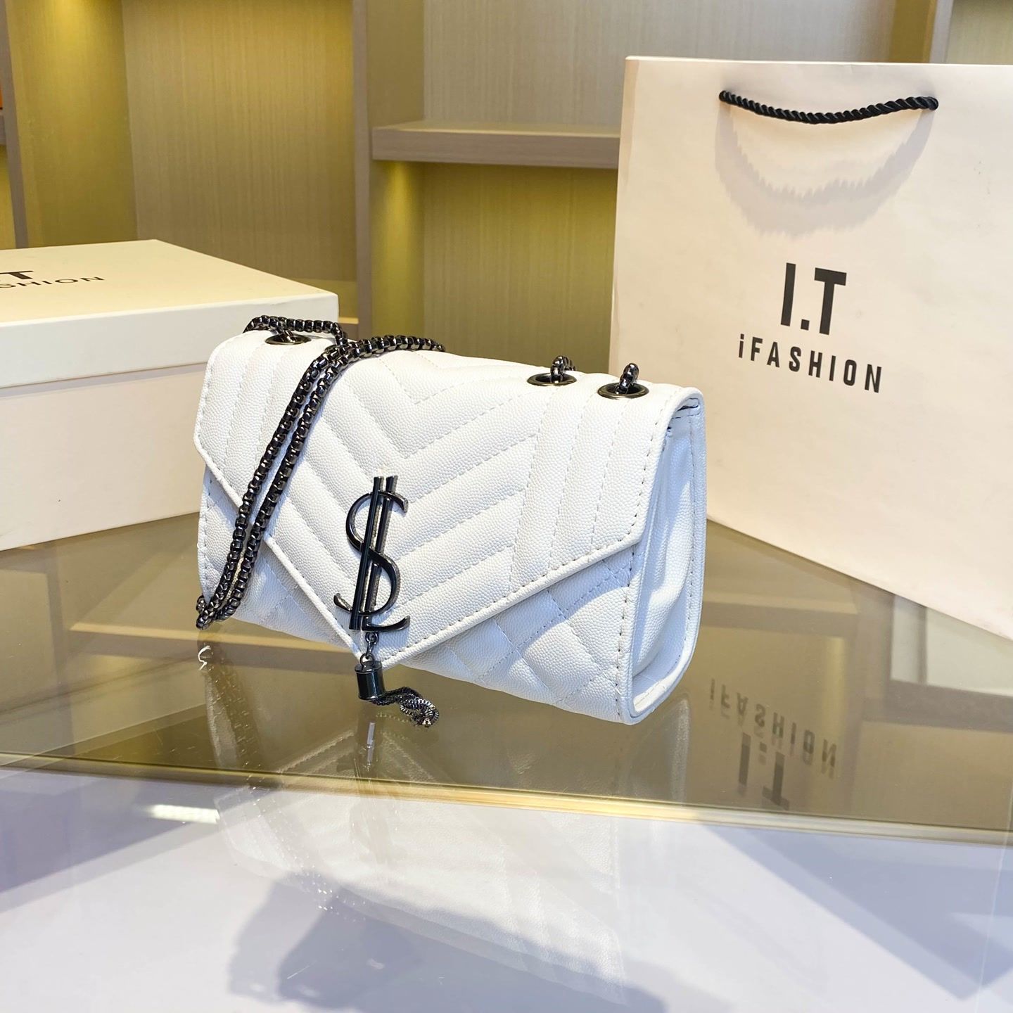 Bolso cuadrado pequeño para mu - Women Bags Ysl reseña y precio